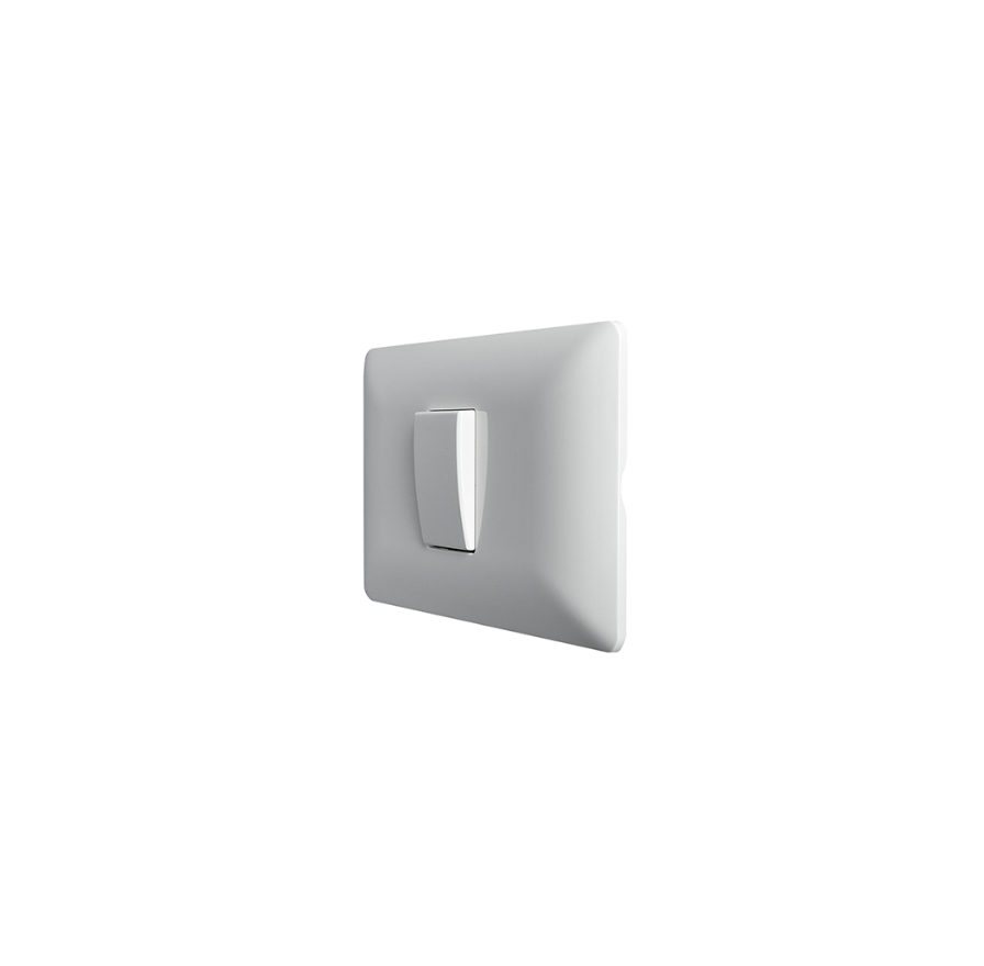 Interruptor Stanford Simple 1 Módulo 220v Certificado Sec Blanco