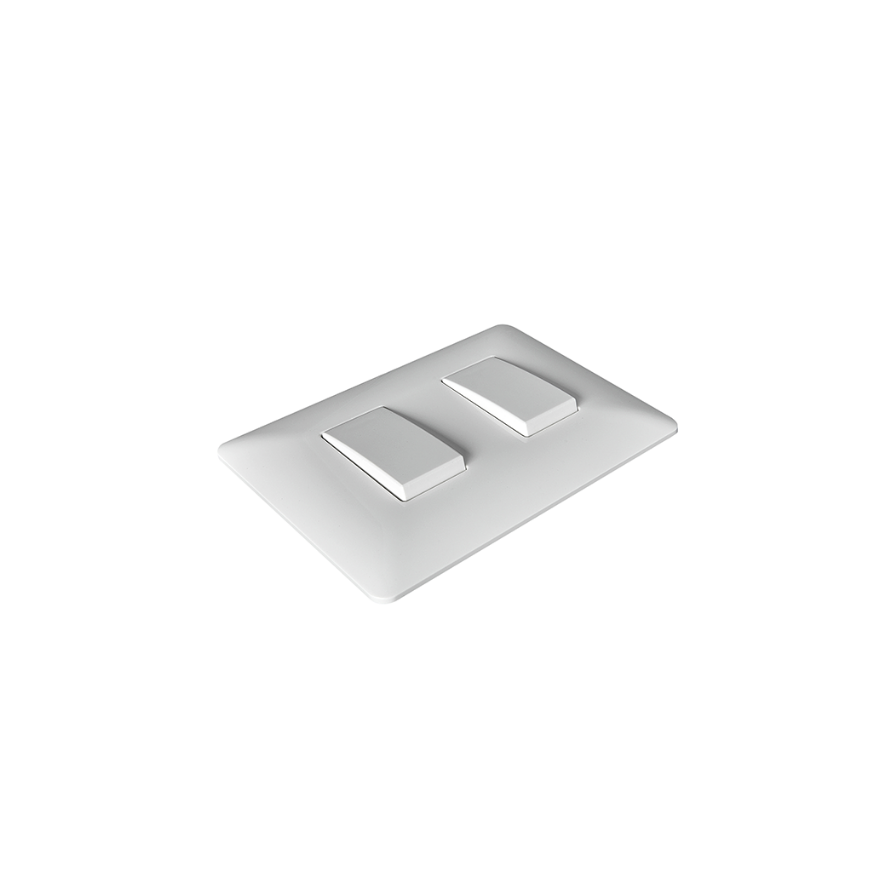 Interruptor Doble 220v Encendido Apagado Certificado Stanford Sec Blanco