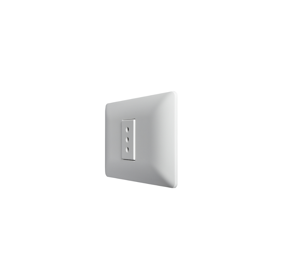 Enchufe Tomacorriente Pared Simple Certificado Sec Stanford Blanco