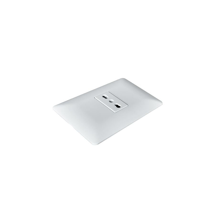 Enchufe Tomacorriente Bipaso Simple 10/16 220v Sec Stanford Blanco