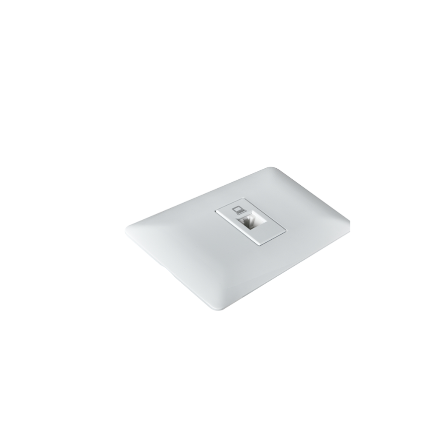 Toma Rrj45 Ethernet Red Internet Oficina Hogar Stanford Blanco