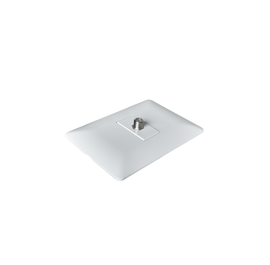 Toma Coaxial Rg6 Tv Video Armado Hembra Embutido Stanford Blanco