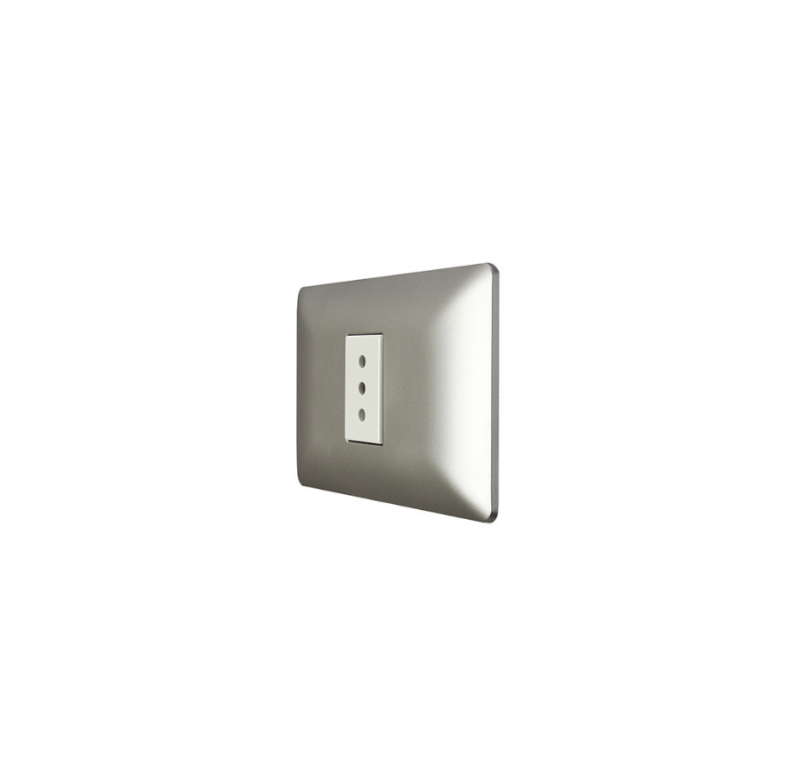 Enchufe Tomacorriente Pared Simple Certificado Sec Stanford Champagne