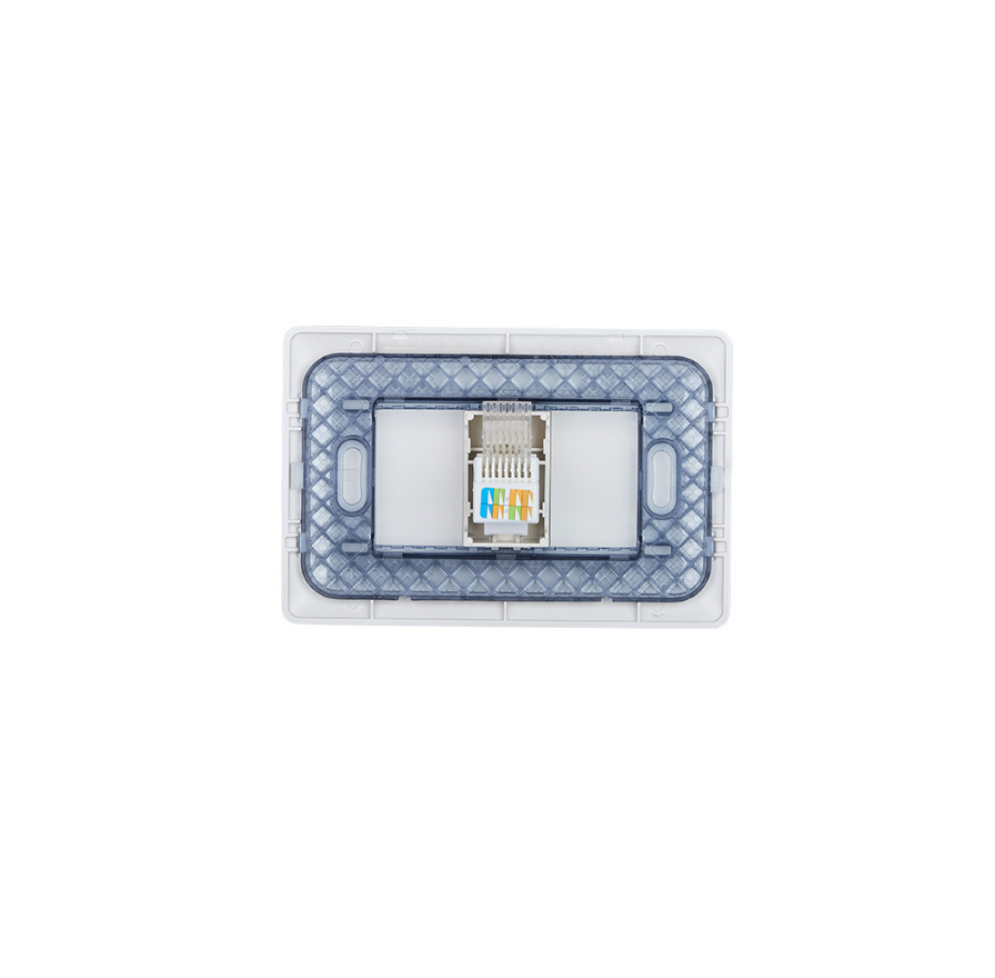 Toma Rrj45 Ethernet Red Internet Oficina Hogar Stanford Champagne