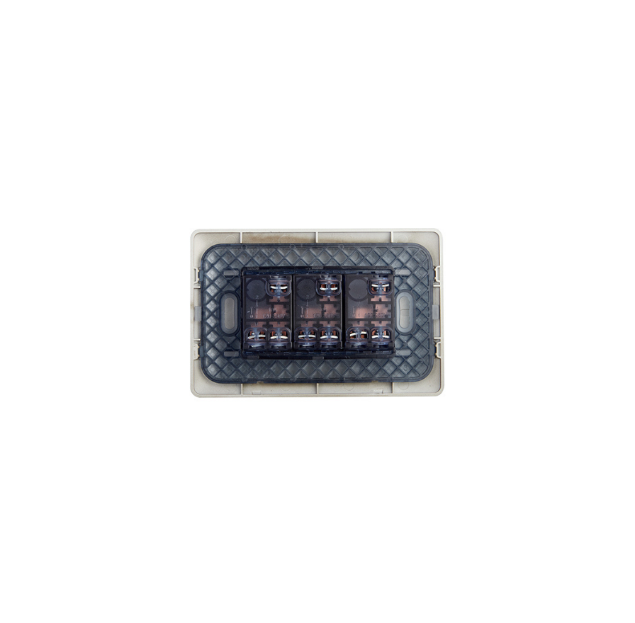 Interruptor Triple 220v Certificado Encendido Apagado Sec Stanford Café