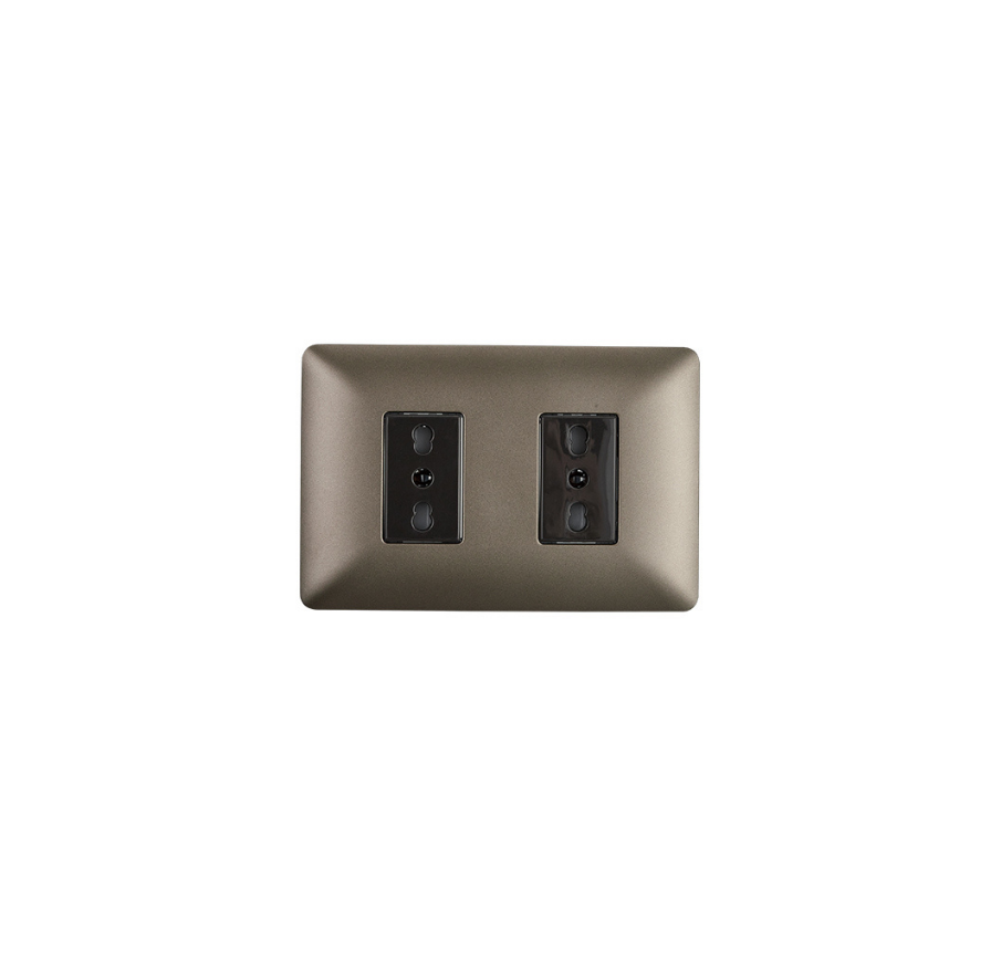 Enchufe Tomacorriente Doble Bipaso 10/16 220v Sec Stanford Café