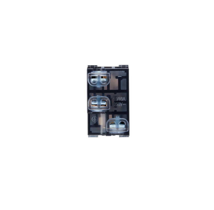 Modulo Tomacorriente Enchufe 10a 250v Stanford Sec Negro