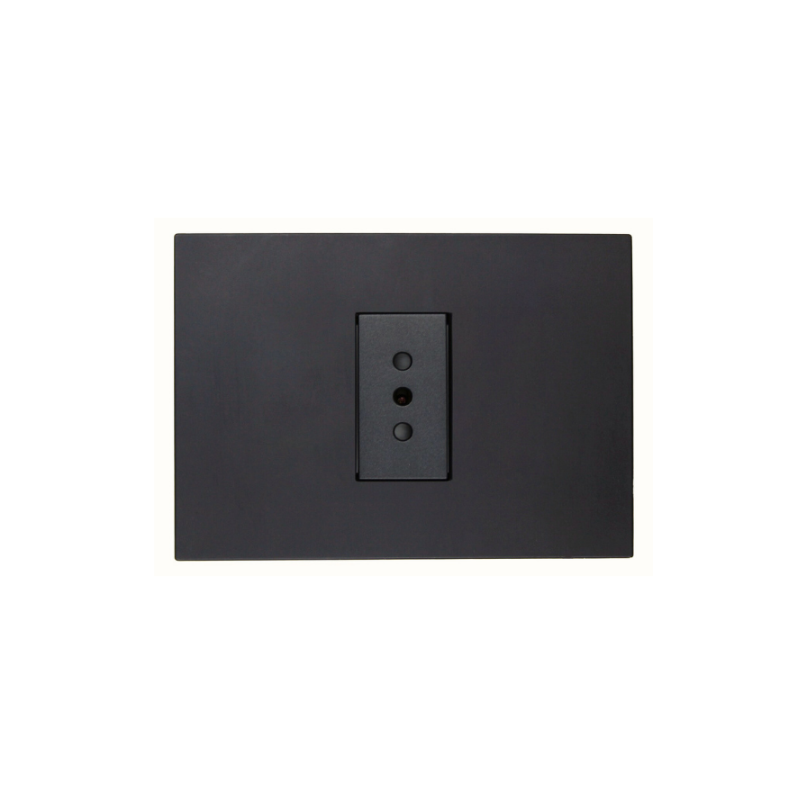 Enchufe Tomacorriente Simple 10a 250v Certificado Sec Stanford Grafito
