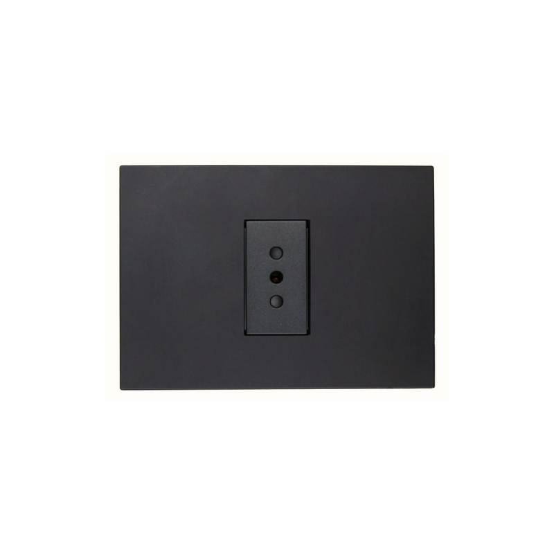 Enchufe Tomacorriente Simple 10a 250v Certificado Sec Stanford Grafito