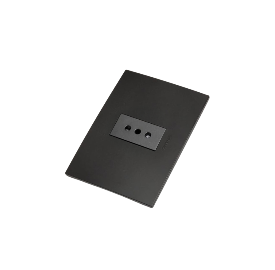 Enchufe Tomacorriente Simple 10a 250v Certificado Sec Stanford Grafito