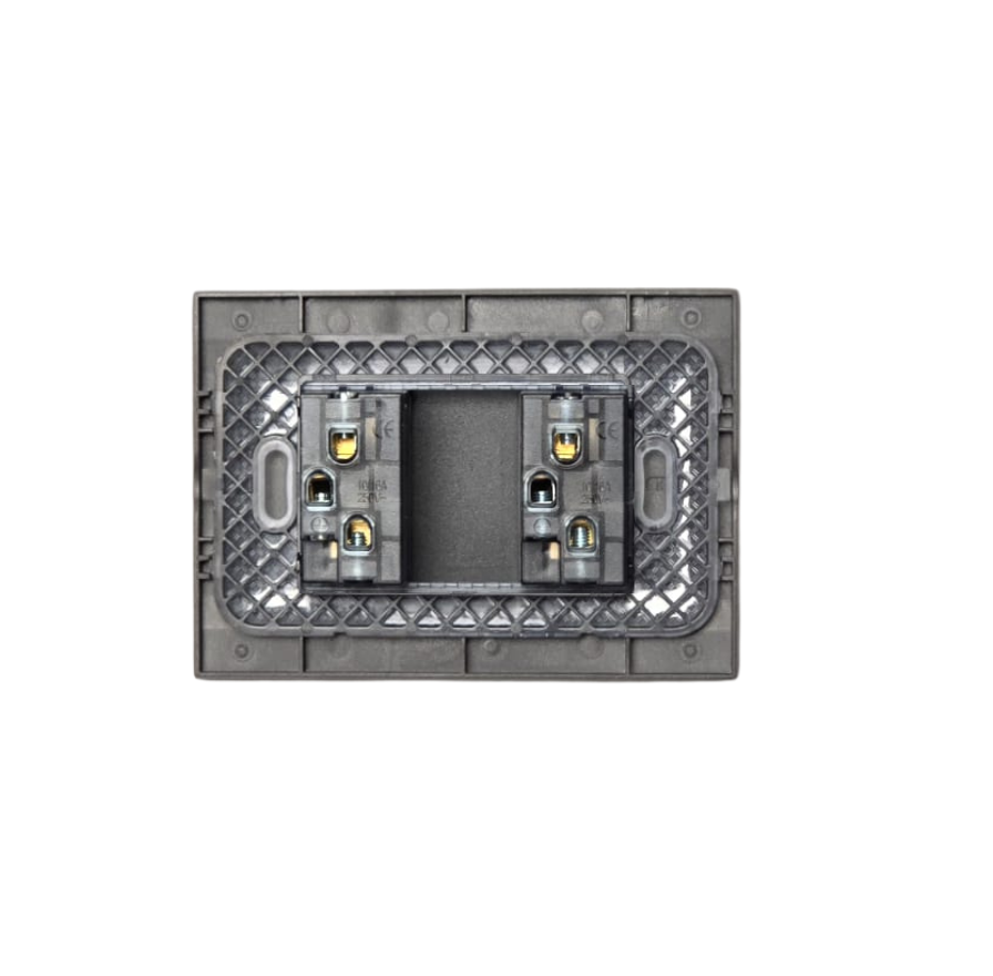 Enchufe Tomacorriente Doble 10a 250v Certificado Sec Stanford Grafito