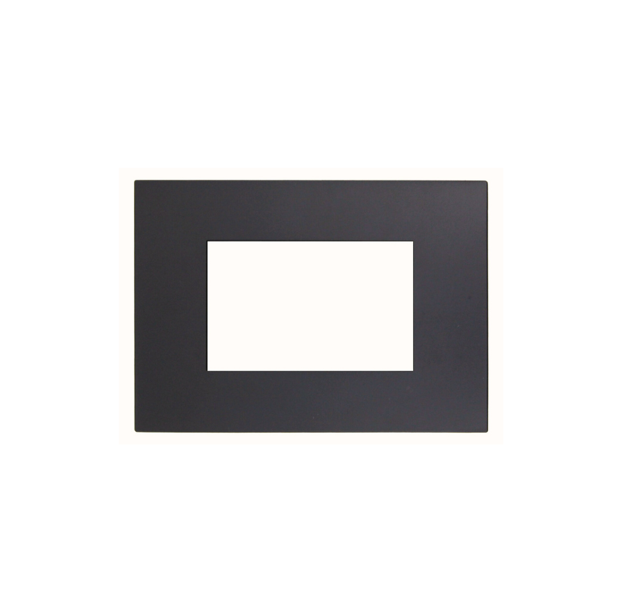 Placa Triple Con Soporte Stanford Grafito