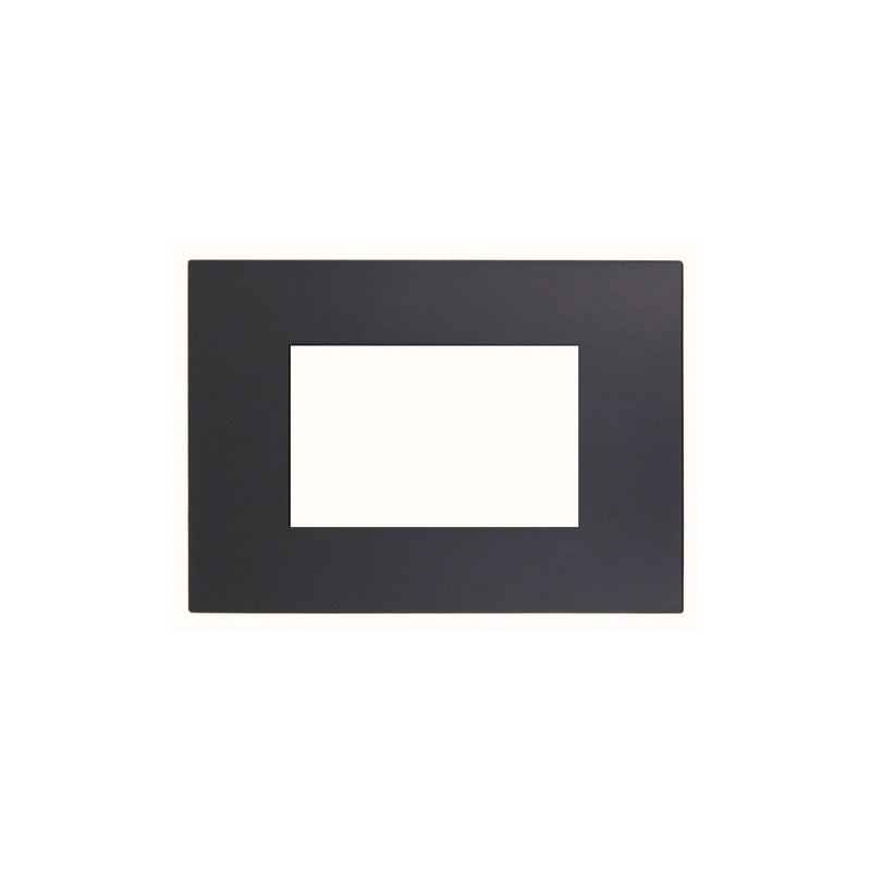 Placa Triple Con Soporte Stanford Grafito