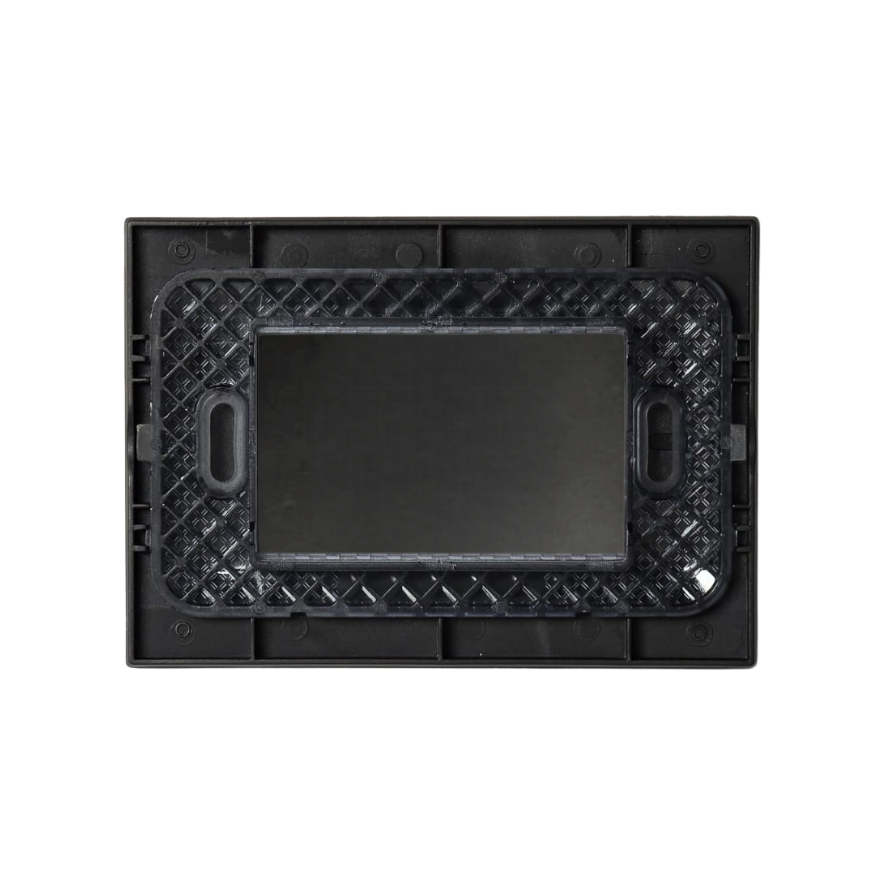 Placa Ciega Con Soporte Stanford Grafito