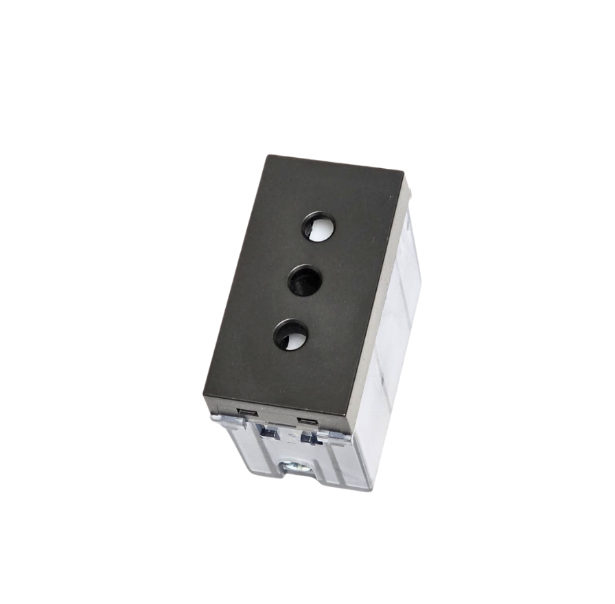 Modulo Tomacorriente Enchufe 10a 250v Stanford Sec Grafito