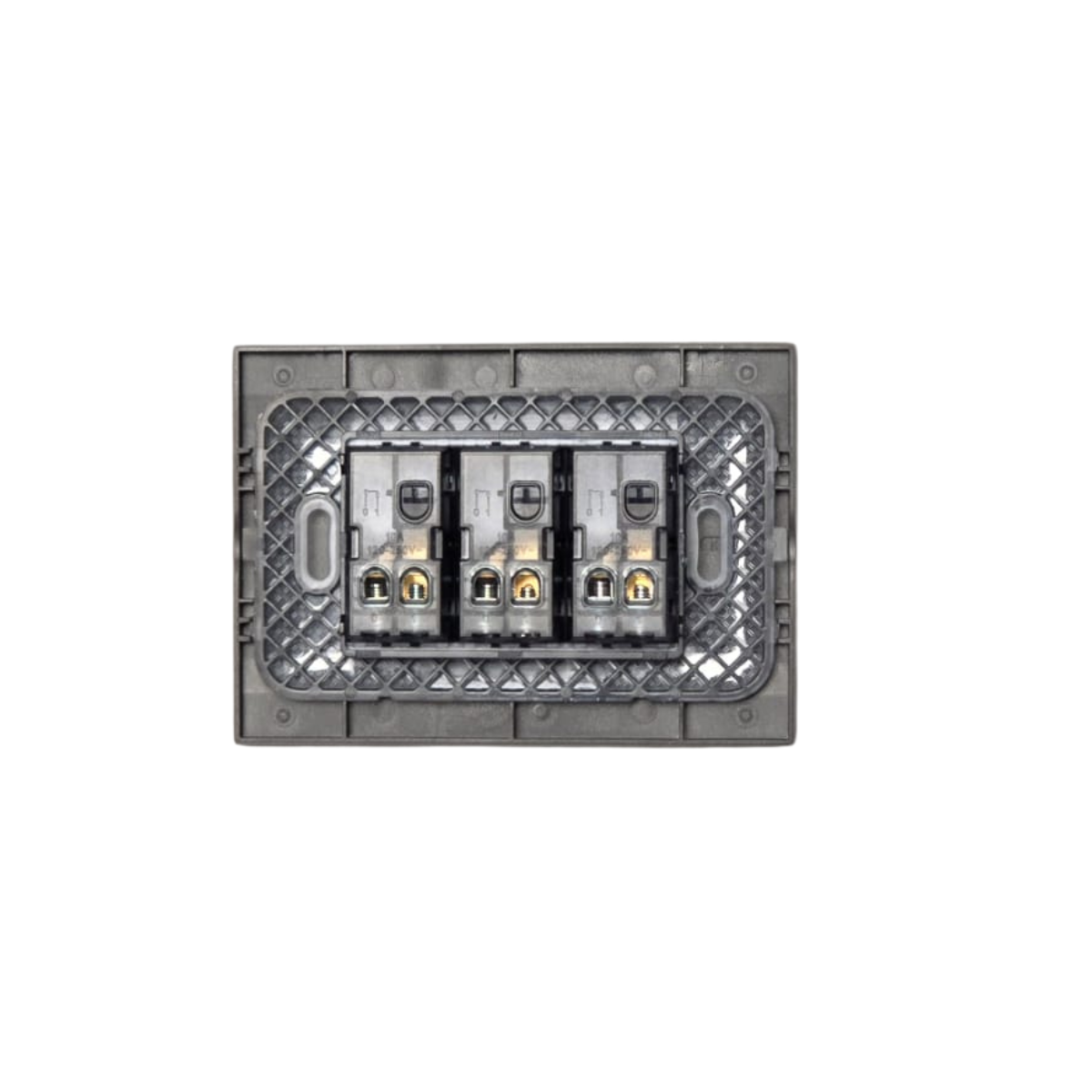 Interruptor Triple Encendido Apagado Stanford (9/32) 220v 10a Sec Negro