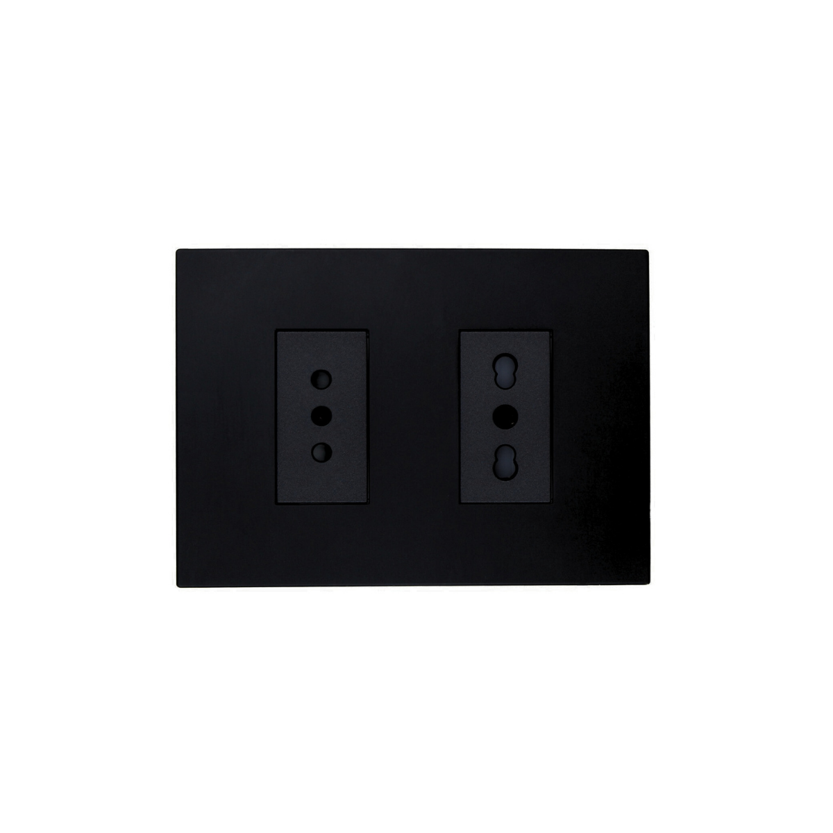 Enchufe Tomacorriente Simple 10a + Bipaso 10/16a 250v Stanford Negro
