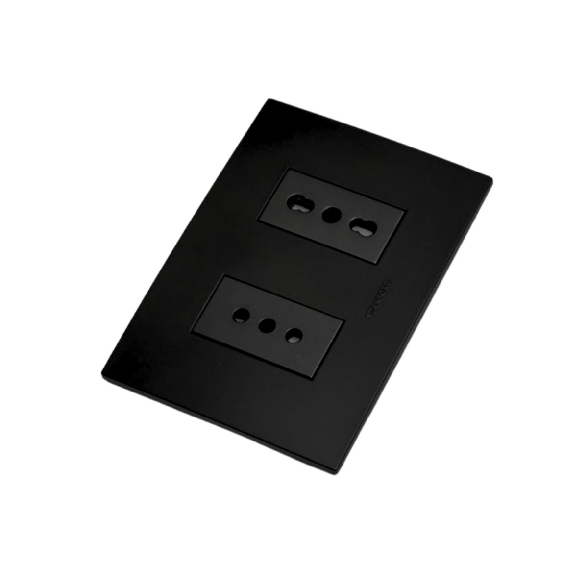 Enchufe Tomacorriente Simple 10a + Bipaso 10/16a 250v Stanford Negro