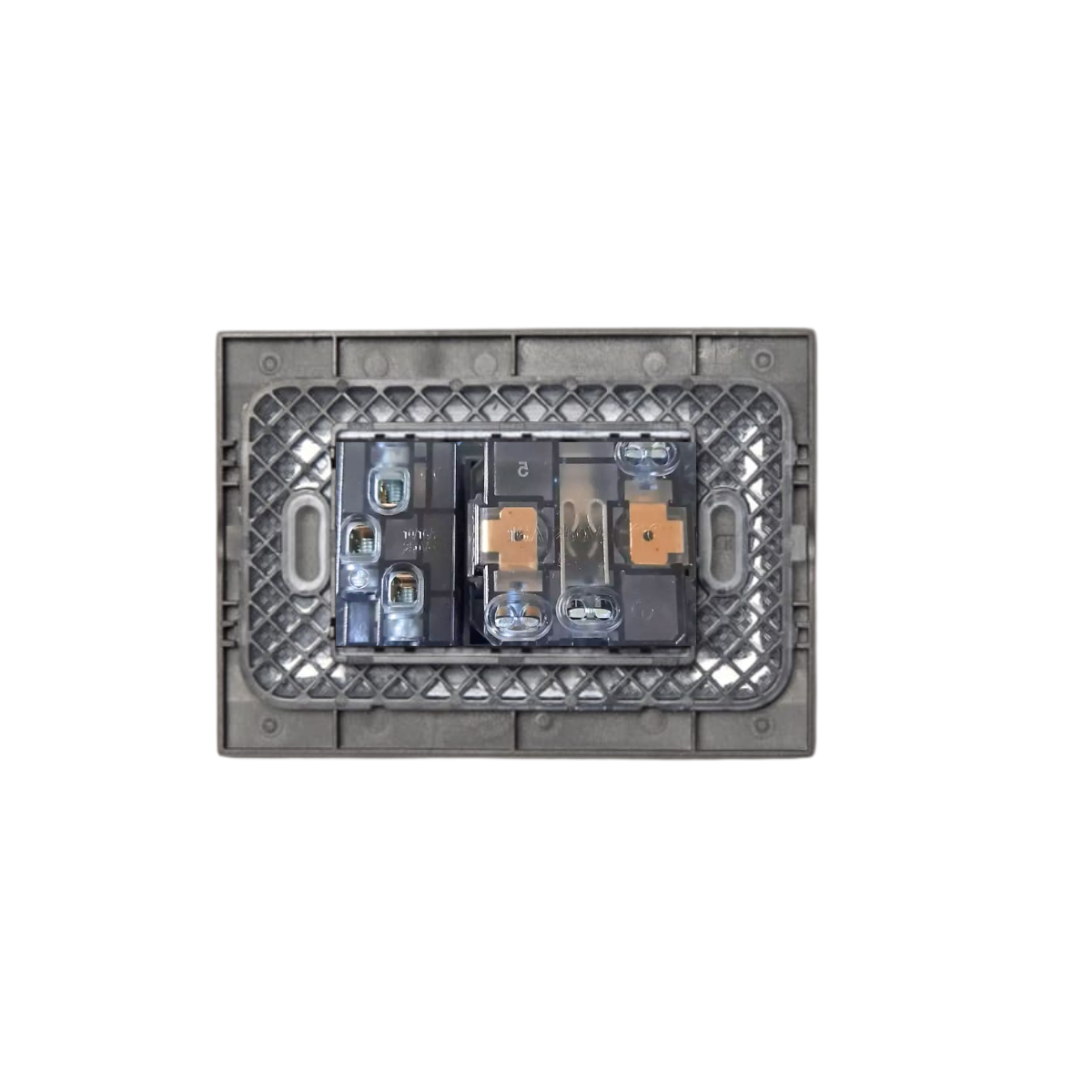 Enchufe Tomacorriente Schuko + Simple Bipaso Stanford 10/16a Sec Negro