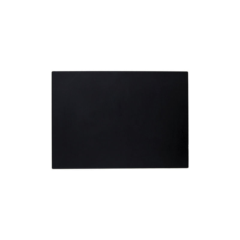 Placa Ciega Con Soporte Stanford Negro