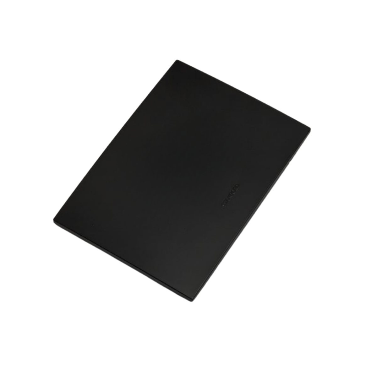 Placa Ciega Con Soporte Stanford Negro