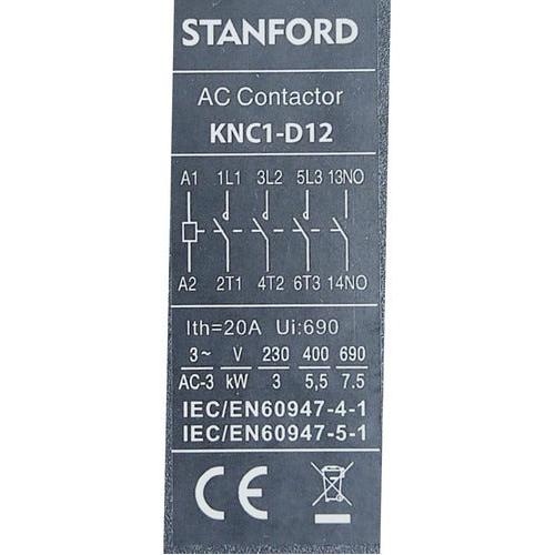 Contactor 12a 1no Ip20 Stanford Protector Circuito Seguridad - Deus Group