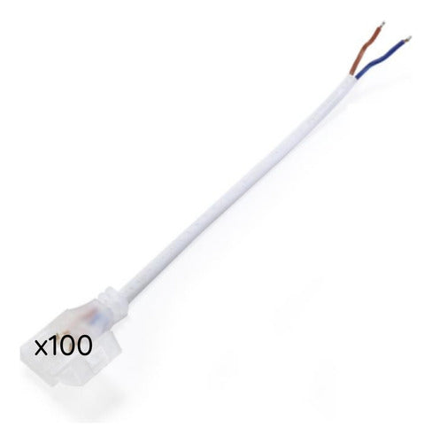 Pack 100 Conector Cinta Led 2835 Tipo Broche Konnergie Deus