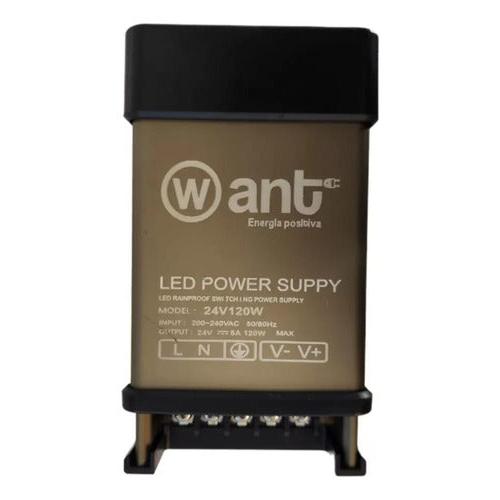 Fuente De Poder 24v 5a 120w Ip40 Cinta Foco Cámara Switching - Deus Group