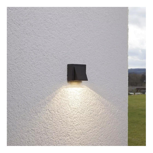 Pack 2 Aplique Led Simple Ip54 3000k Kapelle Konnergie Deus