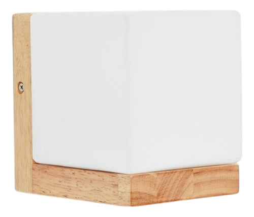 Pack 2 Aplique Porta E27 Madera Tahti Iii Konnergie Deus