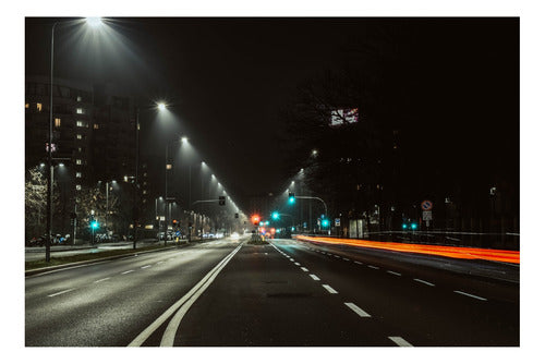 Luminaria Publica Alumbrado Slim 200w Luz Fría Certificada - Deus Group