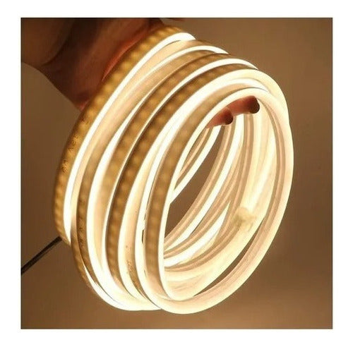 Cinta Led Neon 10 Metros + Conector Al 220v Colores A Elegir
