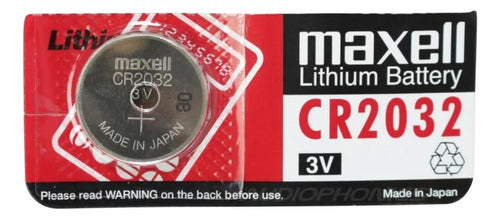 Batería Pila Litio Botón CR2032 3V | Maxell