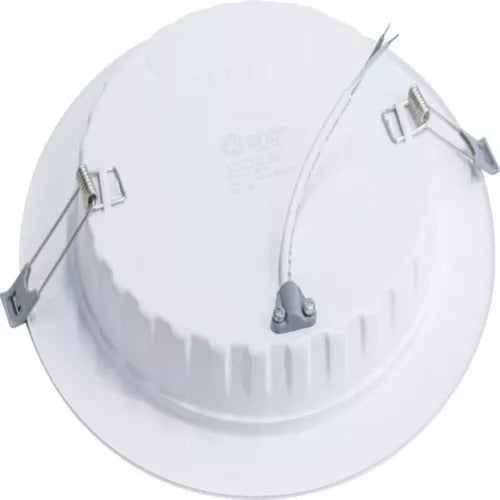 Foco Panel Plafón Slim Luz Led Embutido Redondo 10w 12cm