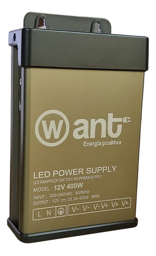 Fuente De Poder 12v 33a Ip55 400w Cinta Switching Cámara