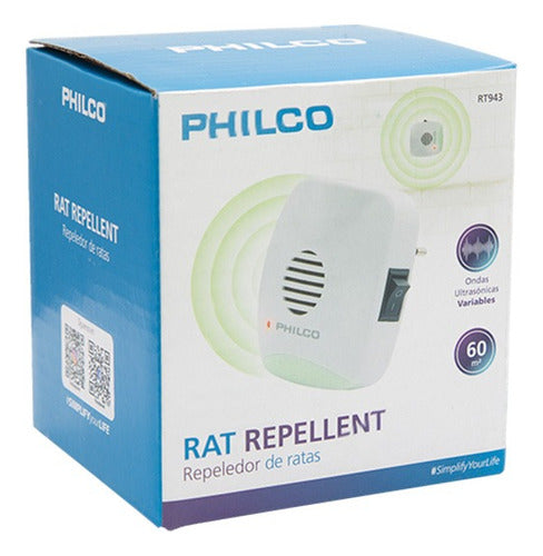 Repeledor Ahuyenta Ratas Philco Ultrasonico Blanco