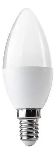 Pack 10 Ampolleta Led Vela 5w E14 Rosca Delgada Empavonada