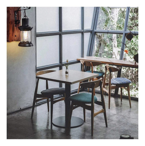 Aplique Rustica Madera Porta Ampolleta E27 Decorativa