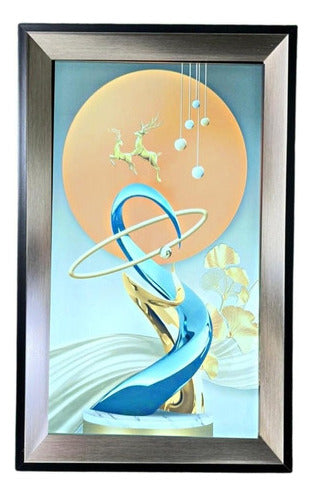 Cuadro Luminoso Diseño Decorativo Colores Luz Led Decoracion