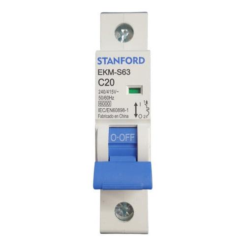 Interruptor Automático 1p 20a 6ka 240v 415v C20 Sec - Deus Group