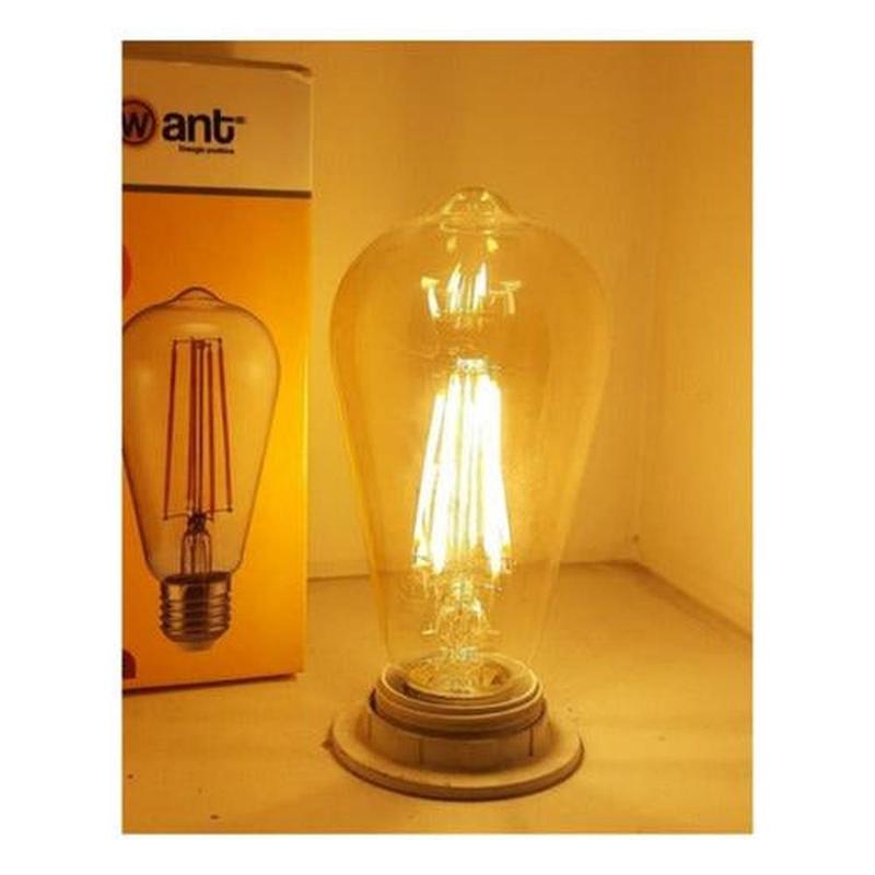 Pack 6 Ampolletas Vintage LED Edison Filamento E27 4W - Deus Group