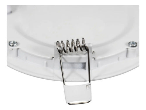 Pack 10 Panel Led Embutido Bio Redondo 6w Calido Neutro Frio