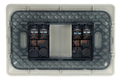 Interruptor Simple Champagne 220v Sec Encendido Apagado Deco - Deus Group