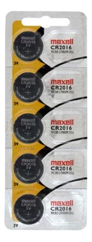 Pila Botón Maxell CR2016 | Multiusos 3V
