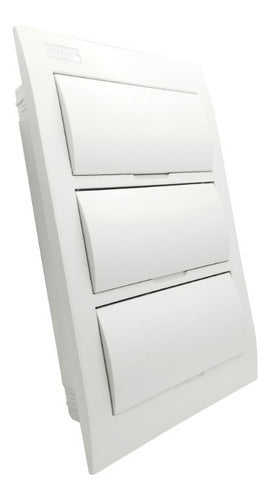 Tablero Embutido 36 Circuitos Certificado Sec Ip40 T8+4 (x3)