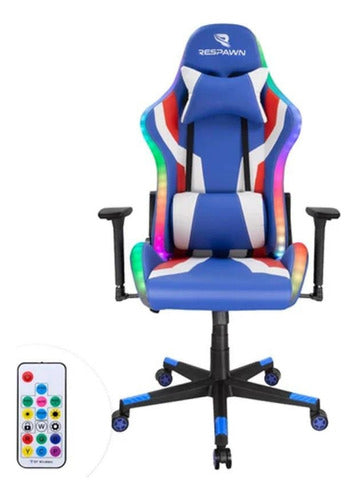 Silla Gamer Respawn 700 Pro Iluminacion Rgb Control Remoto