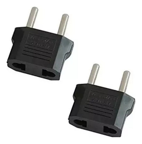 Adaptador 220V/110V Enchufe Universal Europeo a Americano Pack 10