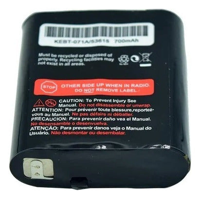 Batería Radio Transmisor Motorola Talkabout® 3,6v Pack 2
