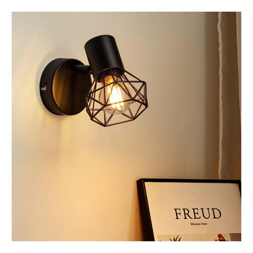 Aplique Simple Porta E14 Led Zavijava Konnergie Deus