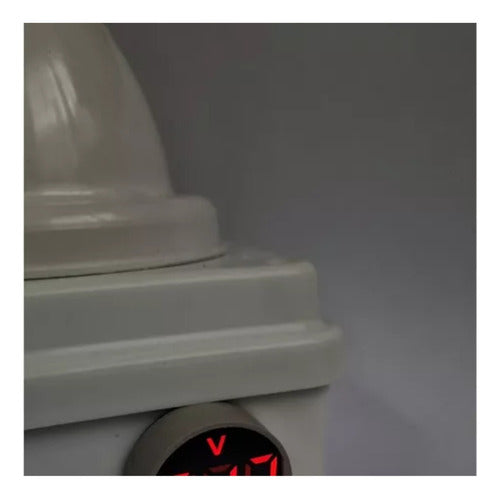Luz Piloto Roja Led Con Amperímetro 0-100a, 60-500v - Deus Group